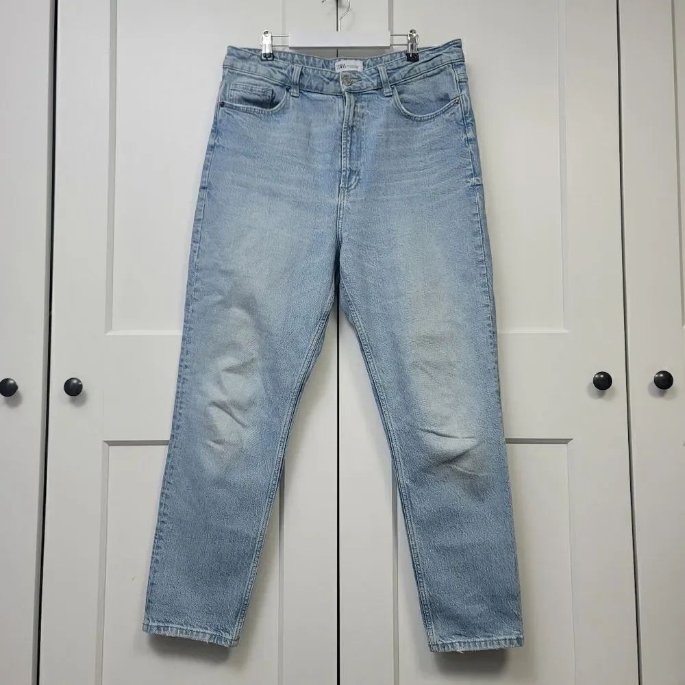 Zara high rise jeans, size 12 - Picture 2 of 10
